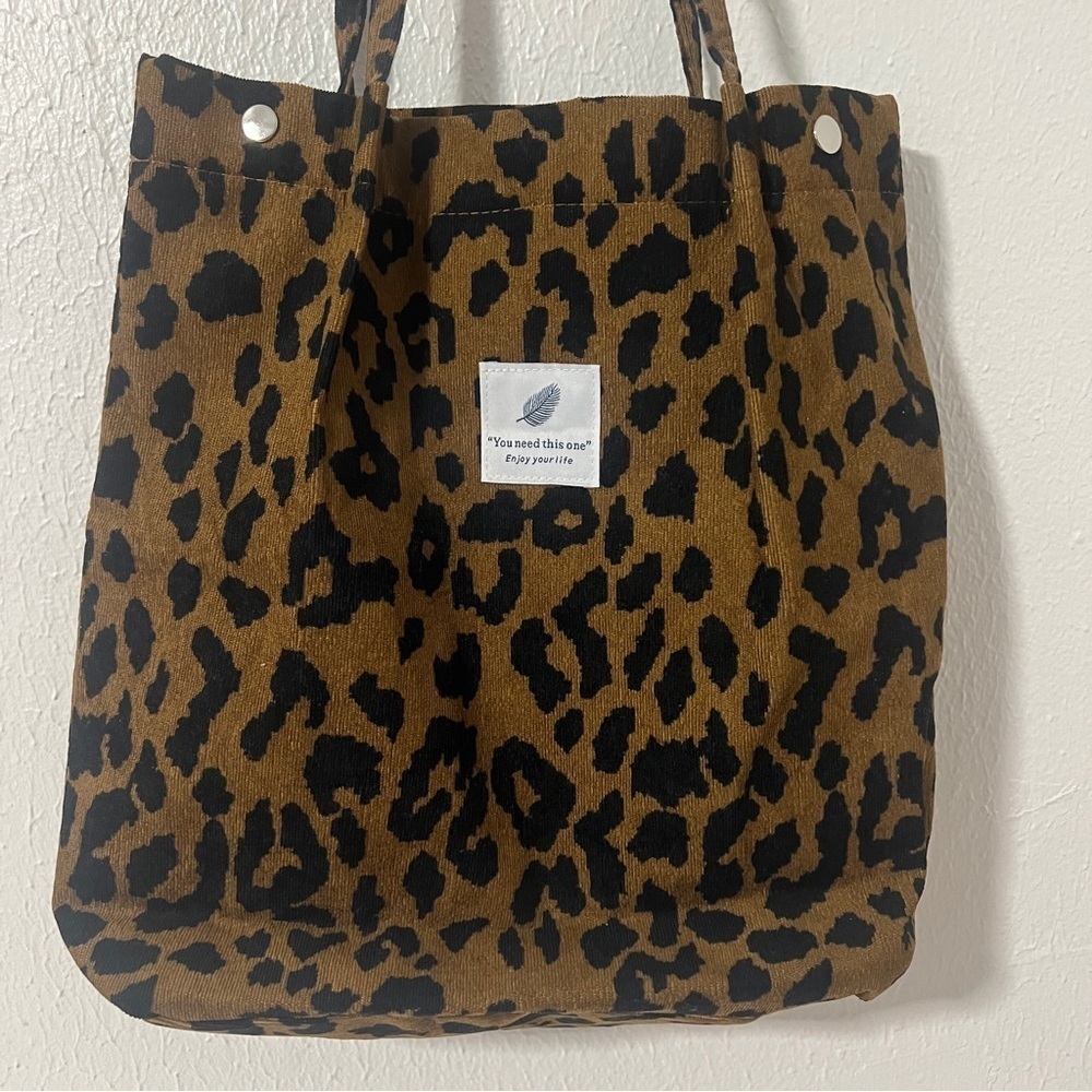 Corduroy Tote Bag Women,Shoulder Handbags,Travel Bag “You Need This One” NWOT